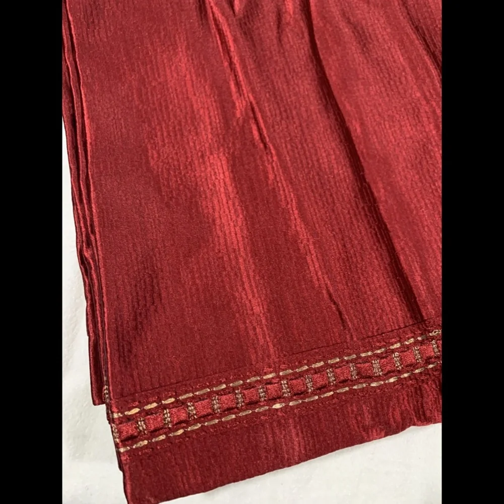 NIB Hotel Collection Luxe Border KING Duvet Cover‎ in Red
